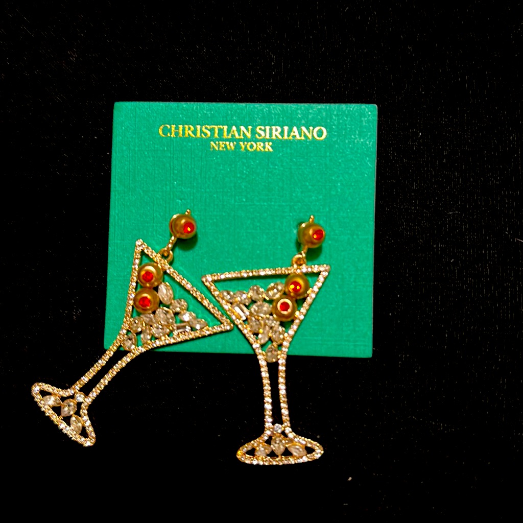 Martini Manhattan Happy Hour Earrings!